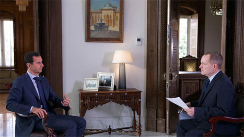 Presidente sirio afirma que EEUU utiliza a los grupos terroristas